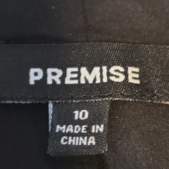 Premise Floral Black and White Blazer Jacket Size 10 - Picture 4 of 5